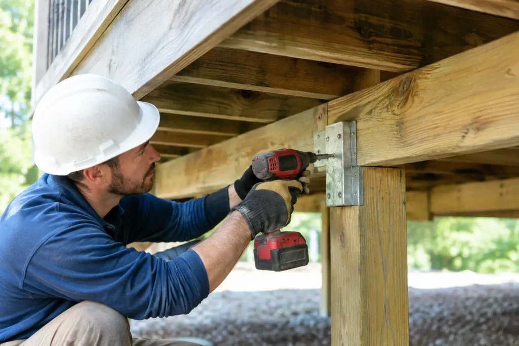 How to Repair Sagging Deck Beams the Right Way